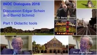 Edgar Schein, Discussing Approaches, Part 1, Didactical Tools, by Bernd Schmid (INOC)