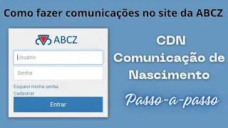 CDN - Comunica&ccedil;&atilde;o de NASCIMENTO - Site da ABCZ
