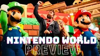 Exploring Nintendo World Preview with @adamthewoo | Universal Studios Hollywood | The Daphne Show