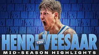 North Carolina Tar Heels big man Henri Veesaar Mid-Season Highlights | 2026 NBA Draft