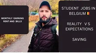 Student Jobs In Belgium | Part Time Jobs In Belgium 2023-2024|Study in Belgium!!Reality  Expectation