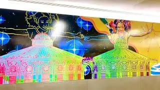 Making of Newark Airport Mural - 