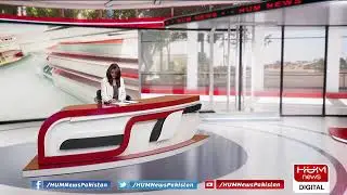 Usman Dar holds a talk to media