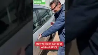 Open Car Door Without Key #shorts HOW TO OPEN ANY LOCKED CAR DOOR?