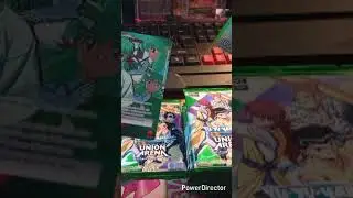 Union arena yuyu haskusho booster box opening my Xmas gift to me enjoy 