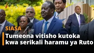 Raila Odinga accuses President Ruto of being behind the ongoing power struggle in Jubilee