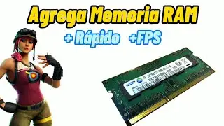 Como agregar MEMORIA RAM a una Notebook Laptop Portatil PC / Subir FPS / Reducir LAG /Acelerar W10