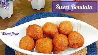 Sweet Bonda: The Easy Wheat Flour Dessert | Bellam Bonda recipe