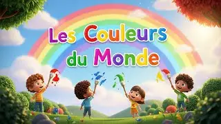 LES COULEURS DU MONDE 🎨🌈 &ndash; Comptine pour enfants | Chanson &eacute;ducative et joyeuse