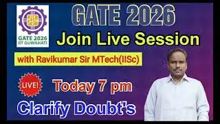 GATE 2026 | Live Session and Your Opinion #gate2026 