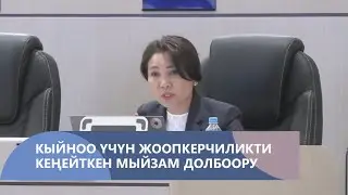 Кыйноо үчүн жоопкерчиликти расмий иш алып барган адамдарга чейин кеңейткен мыйзам долбоору тууралуу