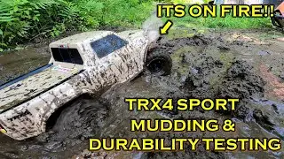 Traxxas Trx4 Sport Mudding and Durability Testing