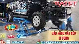 Gara Chật? Dùng Ngay Cầu Nâng Cắt Kéo Di Động 3 Tấn DT-Z30M Của Nhà DATET