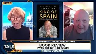 Griff appearing on Trisha show to talk about his book 