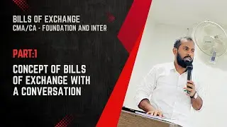 P-1: Concept of bills of exchange with a conversation 