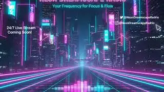 24/7 Neon Dreamscape Radio 🌌 Cyberpunk Beats / Chill Lofi / Focus & Study