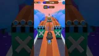 Talking Tom Gold Run Blushins Becca Traps The Raccoon In Halloween Jungle New Party Crackers #Shorts