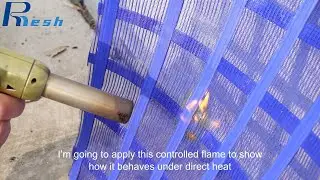 【Building Construction Mesh】New Fire-Retardant Containment Mesh, High-strength flame-retardant mesh.