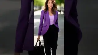 Refined Purple Color Combo #styletips #colorpalette #aiimagery