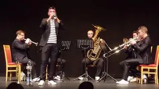 FRAN RIVERO Concert in D minor Op. 9 ALBINONI Trumpet & Hispania Brass Quintet