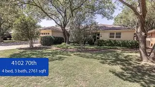 Home For Sale 4102 70th St, Lubbock, TX 79413