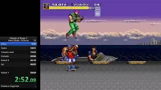 Streets of Rage 3 -- Skate speedrun on Hard (56:39) 1st place!