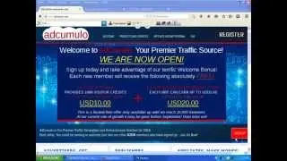 موقع َAdcumulo الرائع، بونص بـ 20 دولار + 10 دولار ككريدت