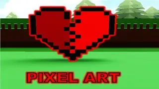 Como hacer un corazon roto (pixel art) I Build a boat for treasure