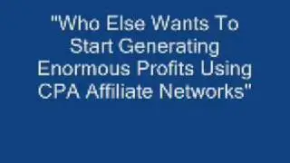 FREE CPA (Cost Per Action) GUIDE