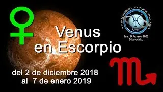 Venus en Escorpio / Astrolog&iacute;a consciencia