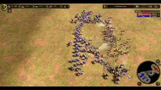 Who survives? French Imperial Dragoons (Blue) VS German Imperial Needle Gunner (Red) - AOE3DE