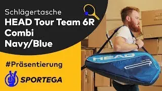 Schl&auml;gertasche Head Tour Team 6R Combi Navy/Blue