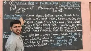 Stative Verbs | Dynamic Verbs | Verb Pattern In English Grammar | Naresh Upadhyay
