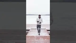 Pier on the lake shore