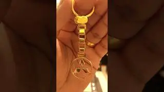 18k gold key chain | 18k gold | jewellery | key chain | #shorts