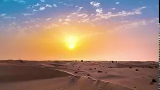 Stunning Sunset In The Desert | TIMELAPSE