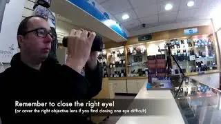 Binocular Dioptre Adjustment