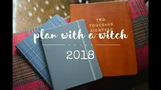 PLAN WITH A WITCH | 2018 Bullet Journal Layout for Witches