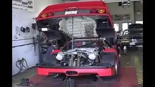 Ferrari F40 DYNO testing and ride along drive !