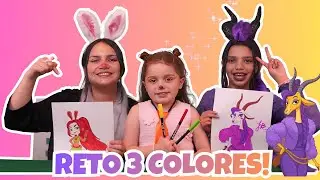 💚3 MARKER CHALLENGE 🥰 ZOOTOPIA VERSIÓN GUERRERAS K-POP  LAS PEQUEÑAS COLOREAN 🎨 #art