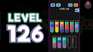 Water Color Sort Level 126 Solution