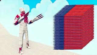 SCP - 096 vs 3x EVERY GODS - Totally Accurate Battle Simulator TABS