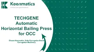TECHGENE Automatic Horizontal Bailing Press for OCC | Corrugation machine