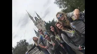 Joyful Miles celebrates the completion of the Dopey Challenge at Disney World