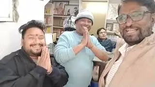 आज गए हम भाई बी एल तिवारी जी को मिलने तिगड़ी खानपुर।