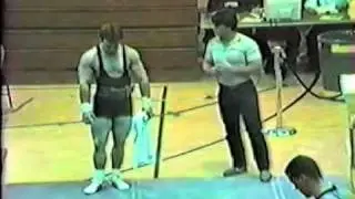 Mike Magee- 628lb Deadlift: Collegiate Nationals 1985