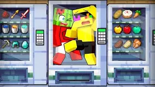 Stuck Inside a VENDING MACHINE in Minecraft!
