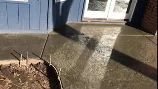 Old Granite Stamped Concrete No Color - Solid Ground Concrete and Landscaping