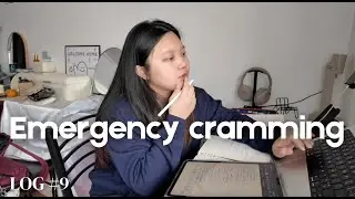 STUDY VLOG | Emergency Cramming My Finals Week Mess (procrastinator's motivation💪)