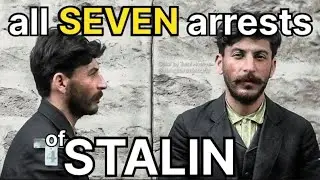 What was Stalin arrested for? How did he serve his sentence? Where did he escape from?